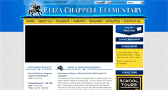 Desktop Screenshot of chappellelementaryschool.org